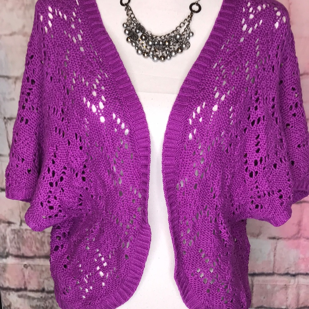 xxL purple sweater jackets